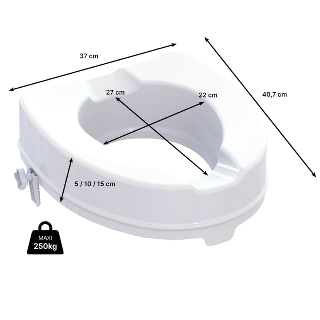 Réhausse Ibiza 10 cm avec couvercle, vue 11