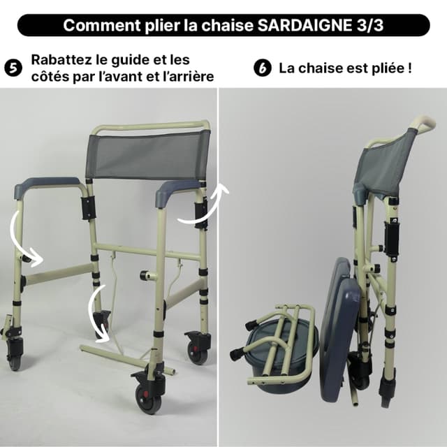 Rehausseur de WC mobile, se relever sans forcer, vue 11